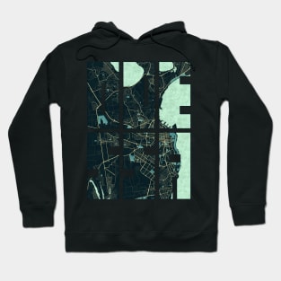 Odessa, Ukraine City Map Typography - Summer Hoodie